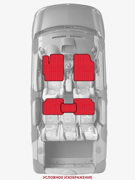 ЭВА коврики «Queen Lux» стандарт для Porsche Cayenne E-Hybrid