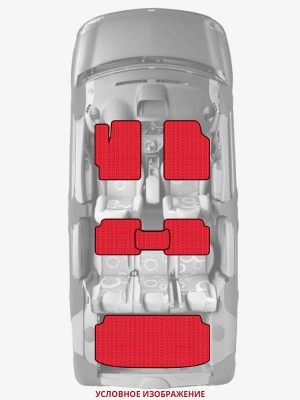 ЭВА коврики «Queen Lux» комплект для Mazda 6
