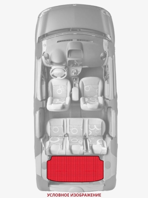ЭВА коврики «Queen Lux» багажник для BMW M5 Touring (E61)